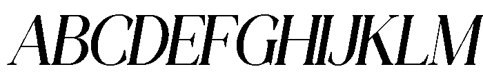 AFFIORA-Regular Font UPPERCASE