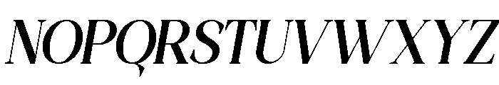 AFFIORA Semi Bold Font UPPERCASE