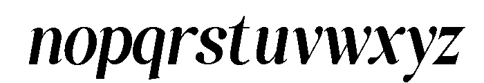 AFFIORA Semi Bold Font LOWERCASE