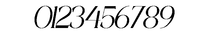 AFFIORA-Thin Font OTHER CHARS