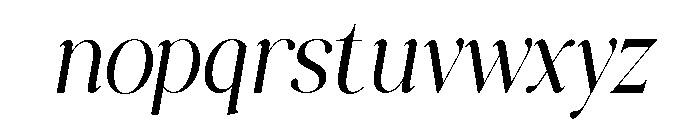 AFFIORA-Thin Font LOWERCASE