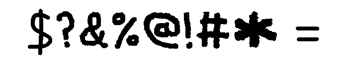 Afant Gardo Regular Font OTHER CHARS