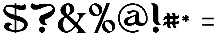 Afatera Font OTHER CHARS