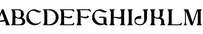 Afatera Font UPPERCASE