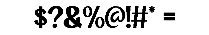Affinik Font OTHER CHARS