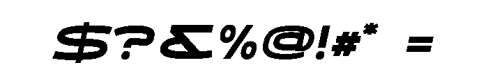 Afgeta Bold Italic Font OTHER CHARS