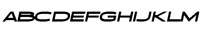Afgeta Bold Italic Font UPPERCASE