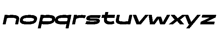 Afgeta Bold Italic Font LOWERCASE