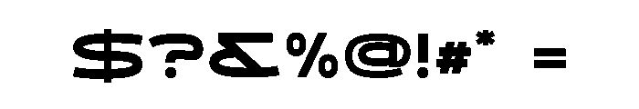 Afgeta Bold Font OTHER CHARS