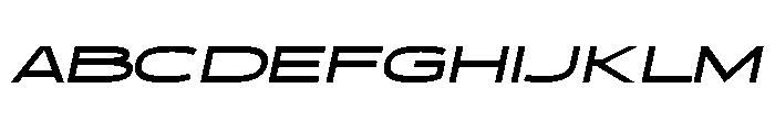 Afgeta Italic Font UPPERCASE