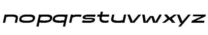 Afgeta Italic Font LOWERCASE