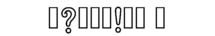 Afnan Regular Font OTHER CHARS
