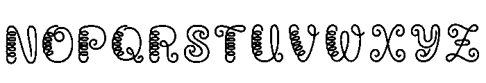 Afnan Regular Font LOWERCASE