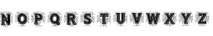 Afreen Regular Font UPPERCASE