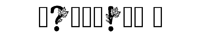 Aftab Regular Font OTHER CHARS