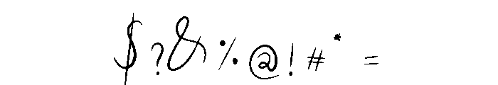 After Rainbows Regular Font OTHER CHARS