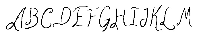 After Rainbows Regular Font UPPERCASE