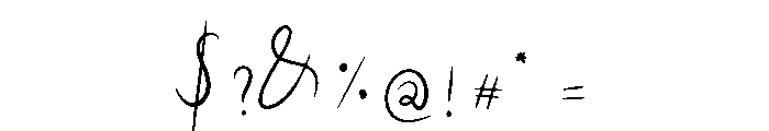 AfterRainbows-Regular Font OTHER CHARS