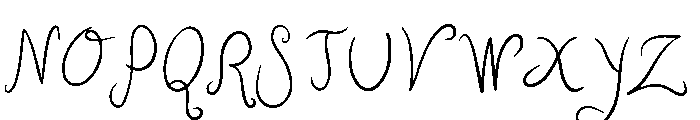 AfterRainbows-Regular Font UPPERCASE