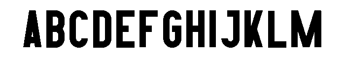 Afterclap Display Font UPPERCASE
