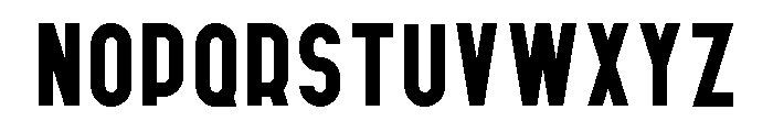 Afterclap Display Font LOWERCASE