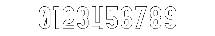 Afterclap Outline Font OTHER CHARS