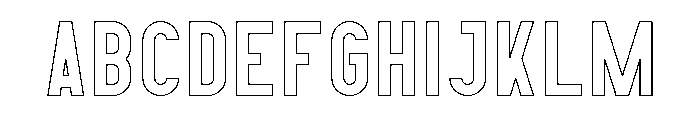 Afterclap Outline FONT