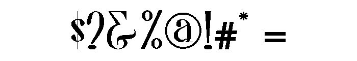 Aftermy Font OTHER CHARS