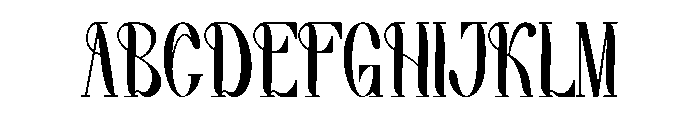 Aftermy Font UPPERCASE