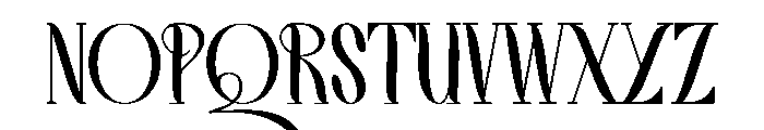 Aftermy Font UPPERCASE