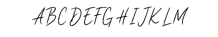 Aftershine1 Font UPPERCASE