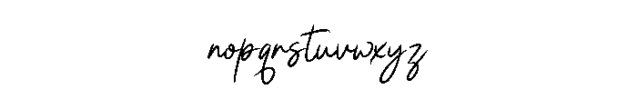Aftershine1 Font LOWERCASE