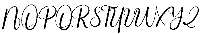 Aftershine Font UPPERCASE
