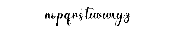 Aftershine Font LOWERCASE