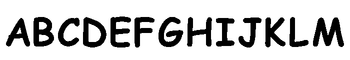 Afton Regular Font UPPERCASE