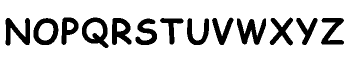 Afton Regular Font UPPERCASE