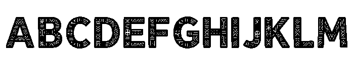 Afzel Regular Font UPPERCASE