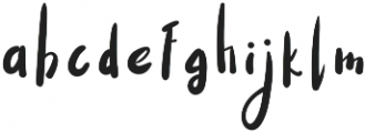 AFEIOLLA Regular otf (400) Font LOWERCASE