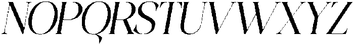 AFFIORA Extra Light otf (200) Font UPPERCASE