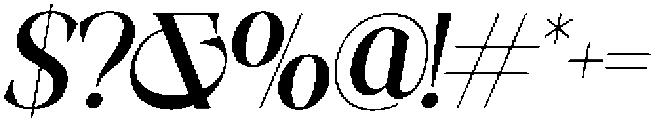AFFIORA Medium otf (500) Font OTHER CHARS