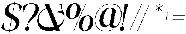AFFIORA-Regular otf (400) Font OTHER CHARS