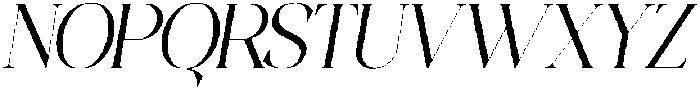 AFFIORA Thin otf (100) Font UPPERCASE