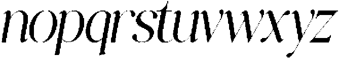 AFFIORA Thin otf (100) Font LOWERCASE