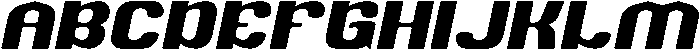 AFFLUENT Bold Italic otf (700) Font UPPERCASE