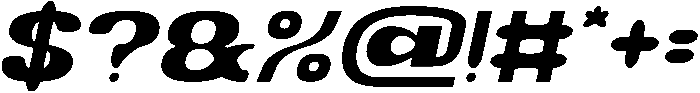AFFLUENT Italic otf (400) Font OTHER CHARS