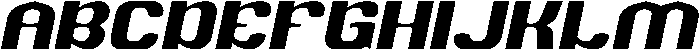AFFLUENT Italic otf (400) Font UPPERCASE