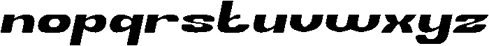 AFFLUENT Italic otf (400) Font LOWERCASE