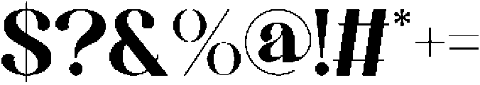 Afalen Regular otf (400) Font OTHER CHARS