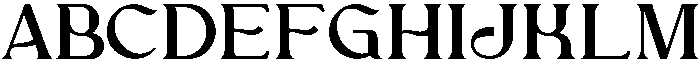 Afatera otf (400) Font UPPERCASE