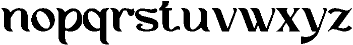 Afatera otf (400) Font LOWERCASE